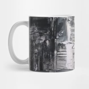 Black and White Abstract painting Mug